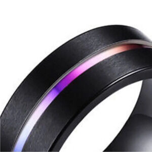 Flashy Tungsten wedding band/ fashion ring.